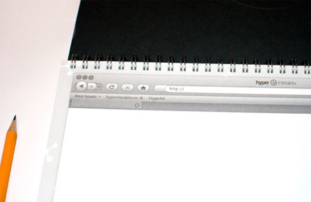 Записная книжка, блокнот для веб-дизайнера