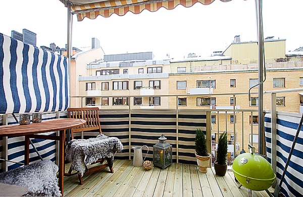 Уютный интерьер квартиры в Швеции 