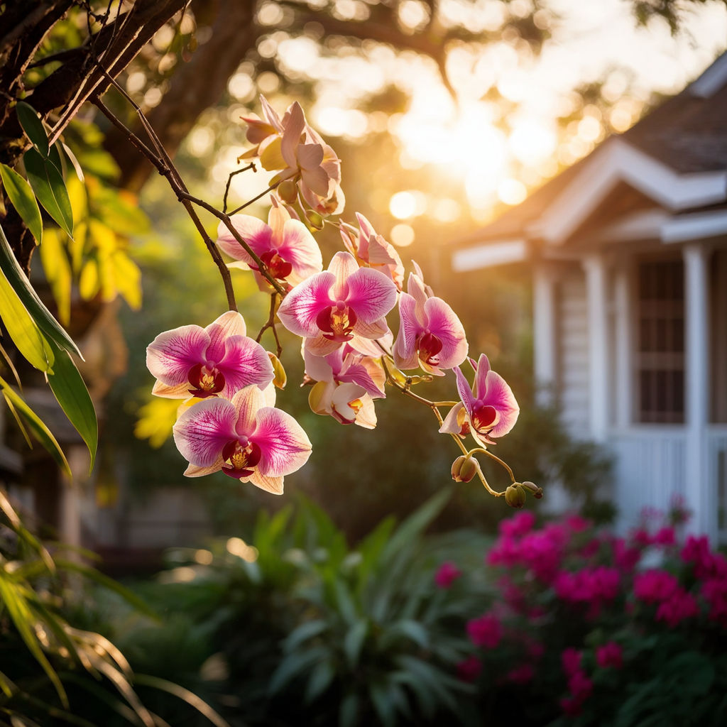 Висячие орхидеи: популярное украшение сада во Флориде
