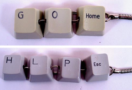 Оригинальные брелоки Брелок из клавиатуры